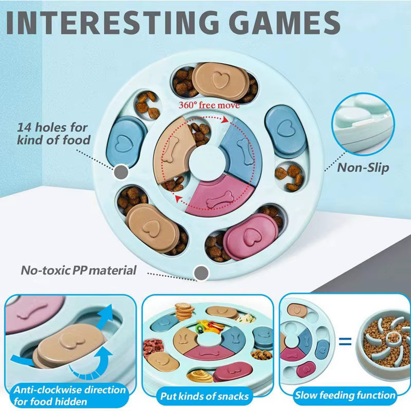 Interactive Puzzle Feeder Toy
