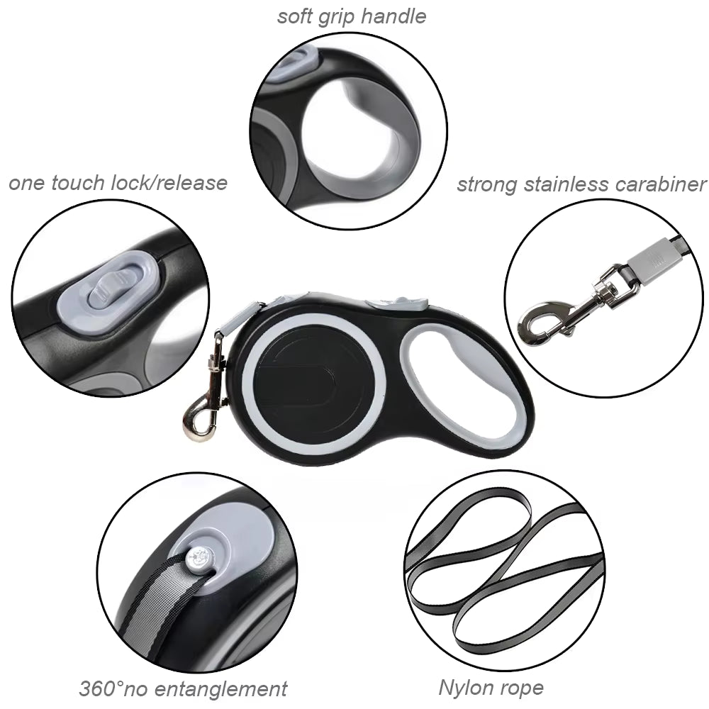 Retractable Dog Leash (5m)