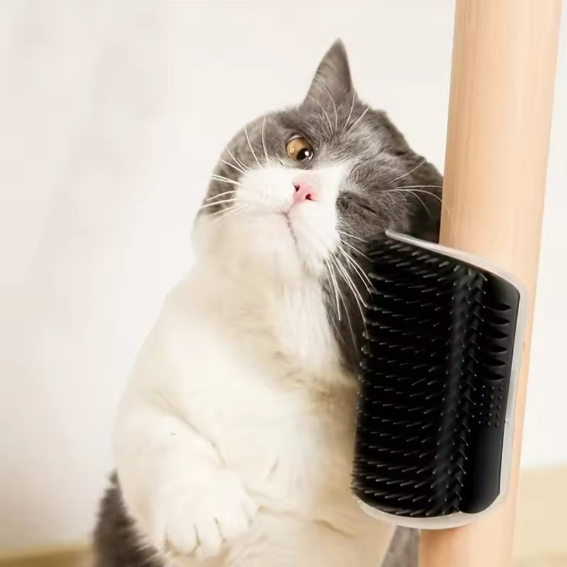 Self-Grooming Cat Corner Brush