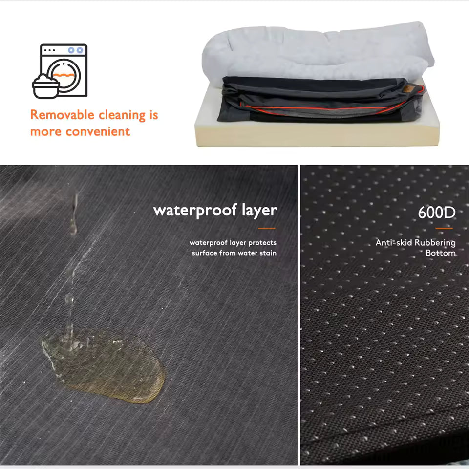 Orthopedic Memory Foam Pet Bed