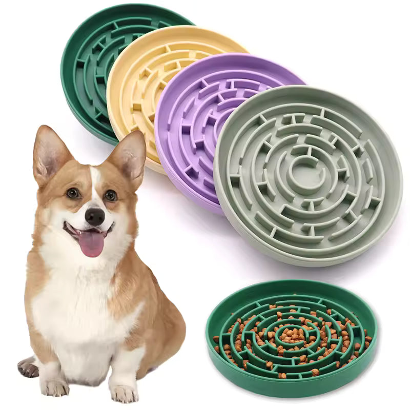 Slow Feeder Anti-Bloat Dog Bowl